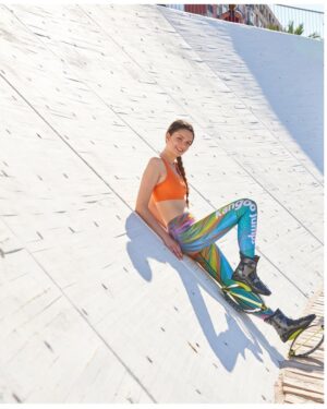 Capri Mandala Kangoo Jumps® + Top Fitness Sunrise Orange – Édition Limitée